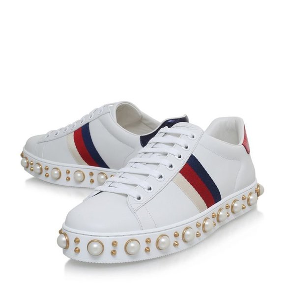 Gucci Sneakers con Borchie e Perle donna - Glamood Outlet